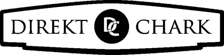 Logo with text "DIREKT CHARK" and a stylised "DC" in a circle.